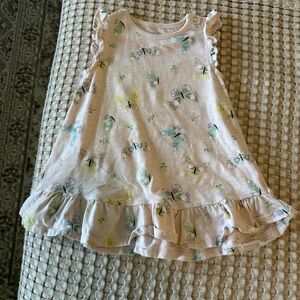 Floral Ruffle Kids Dress